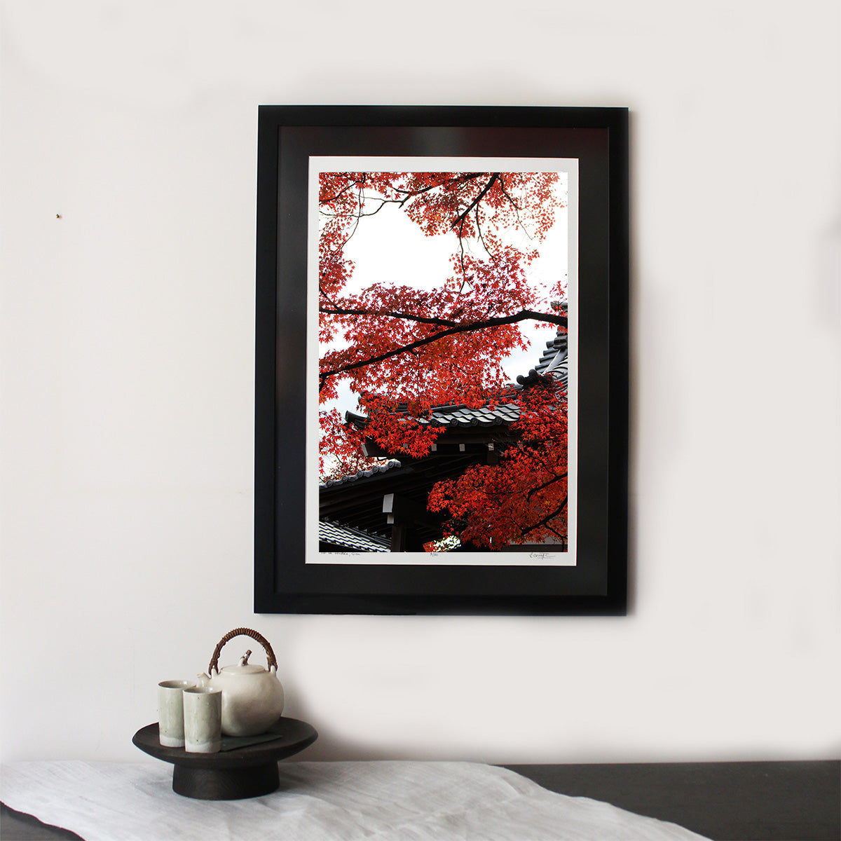 Kōyō à Shinnyo-dō, Kyoto : SIGNED, NUMBERED AND FRAMED FINE ART PHOTOGRAPHY