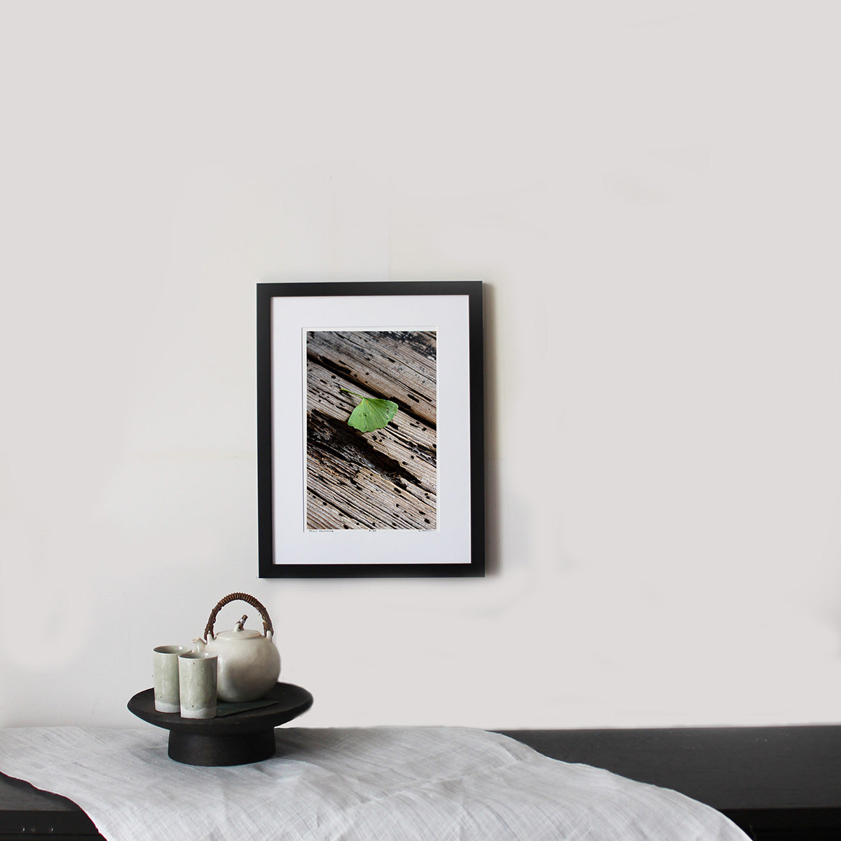 La Feuille de Ginkgo, Kyoto : SIGNED, NUMBERED AND FRAMED FINE ART PHOTOGRAPHY