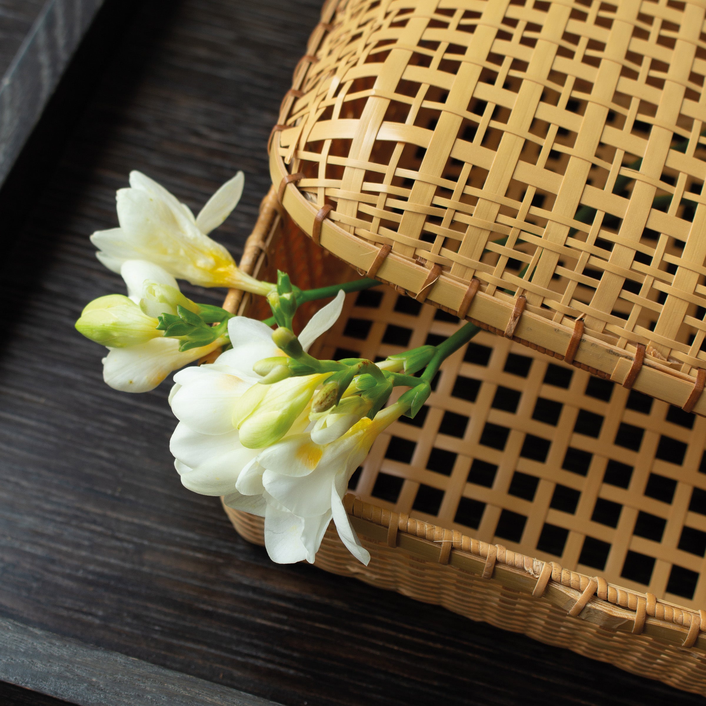 Japanese Woven Bamboo Box