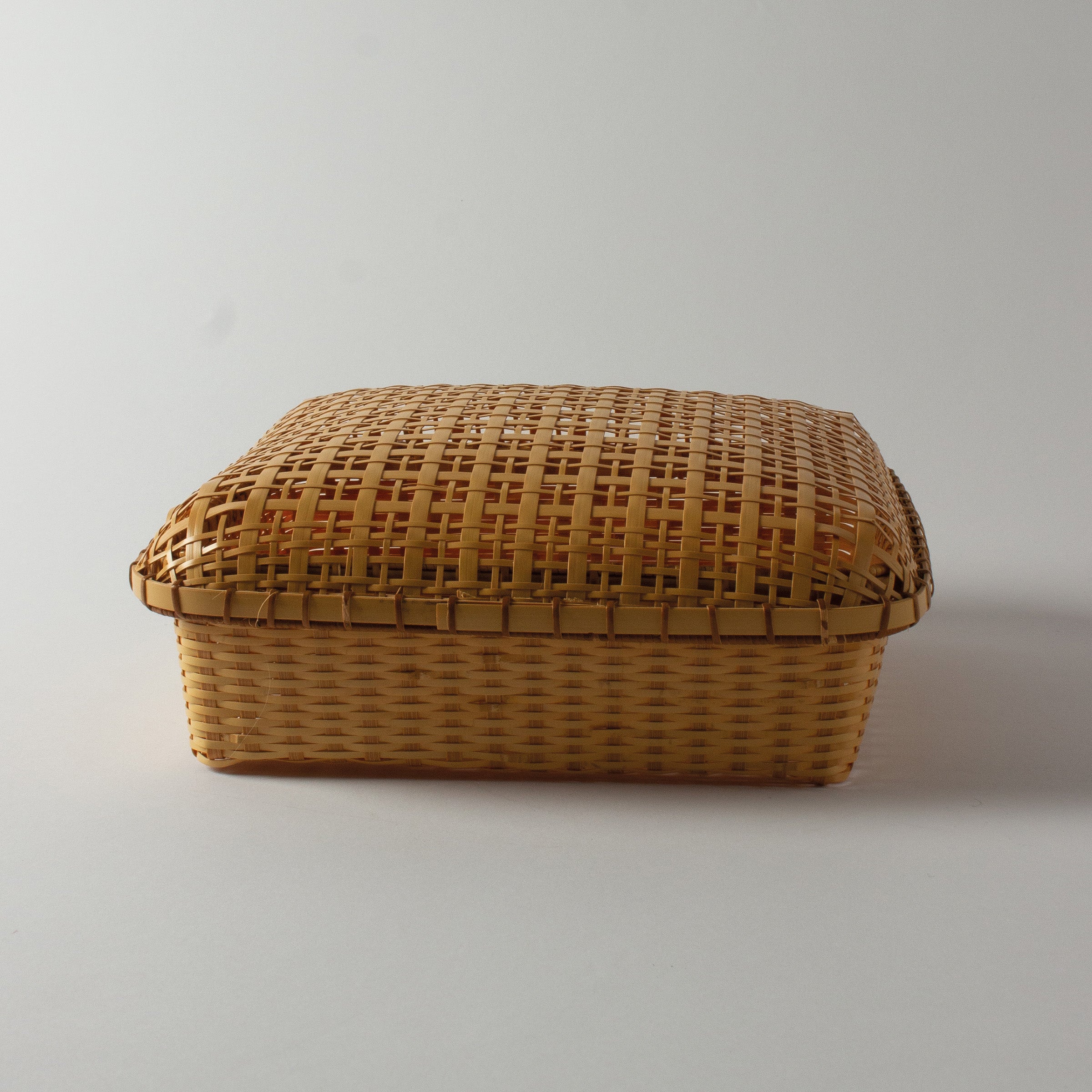 Japanese Woven Bamboo Box