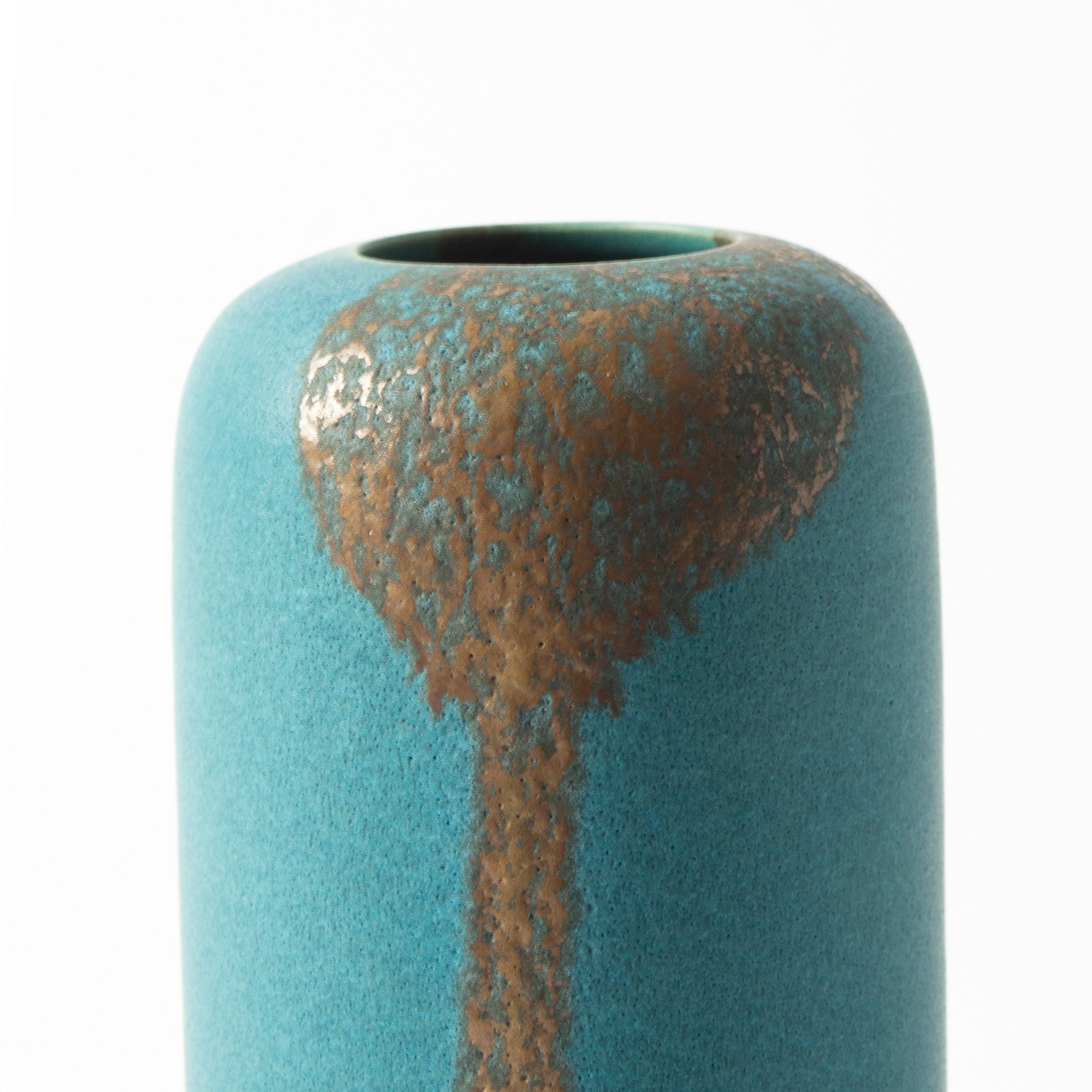 Vase bleu indigo de Hiroaki Morino