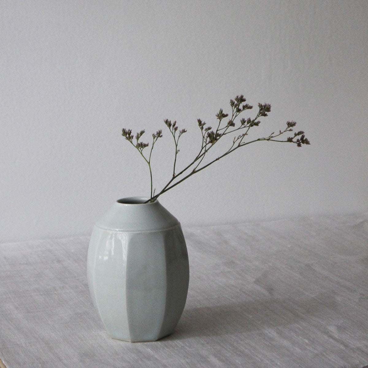 Japanese light blue-white porcelain vase