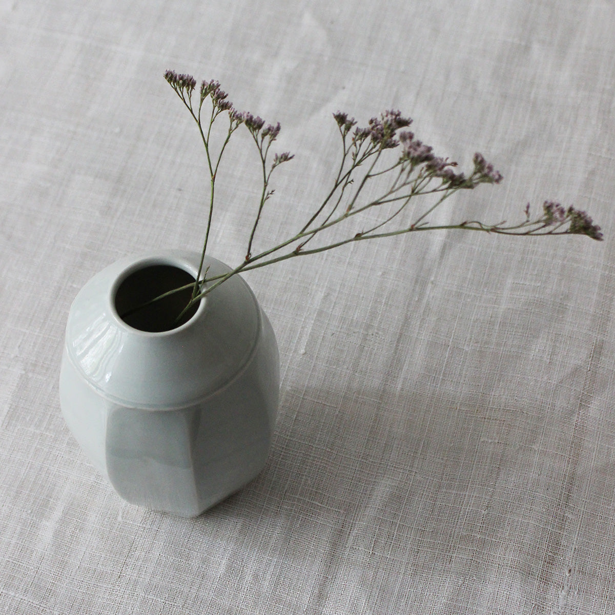 Japanese light blue-white porcelain vase