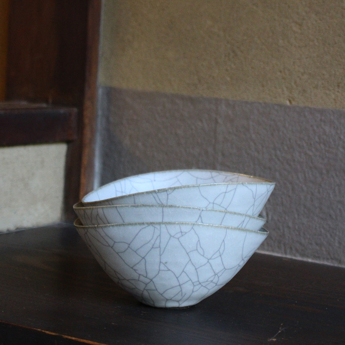 Grey Japanese ceramic bowl