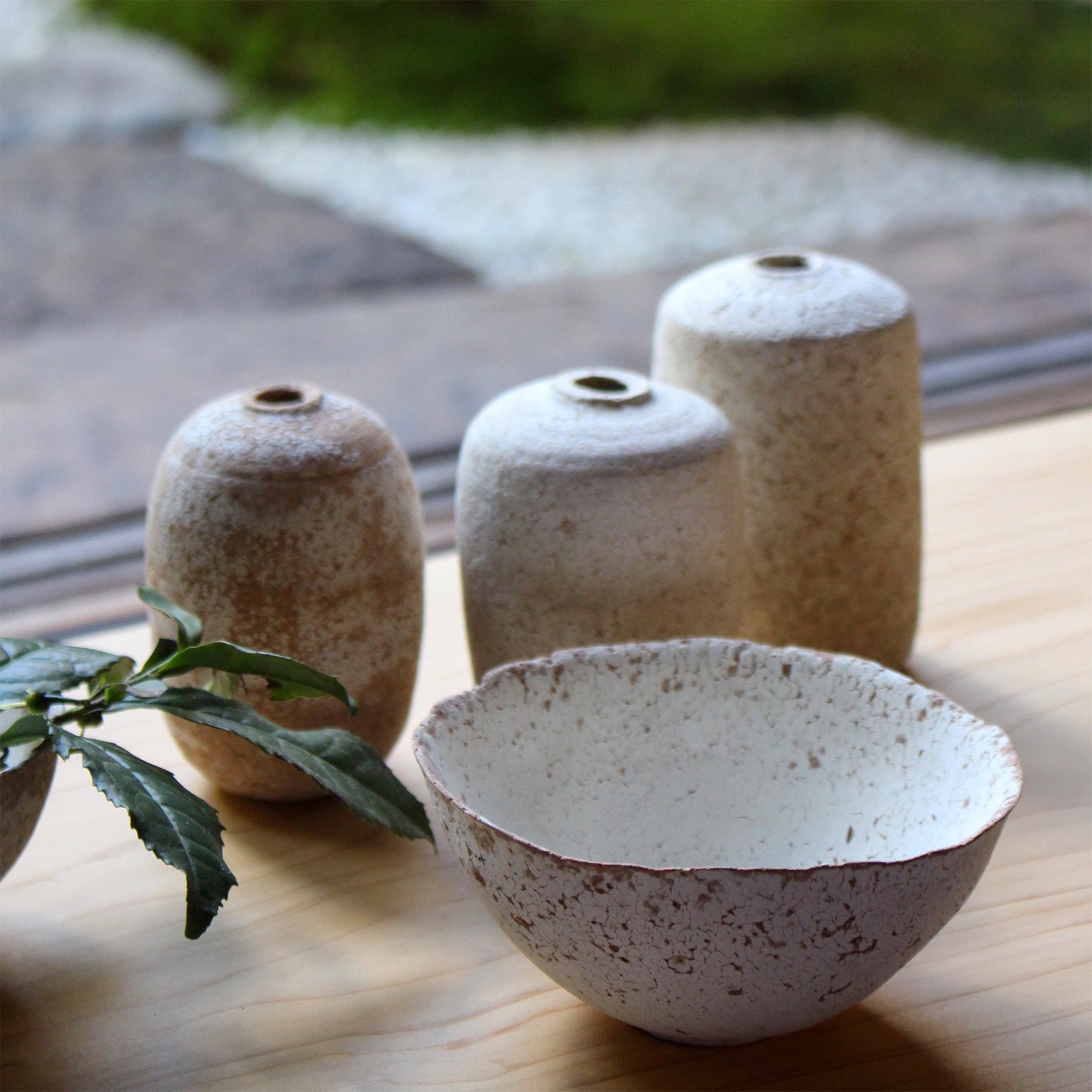 Small Ceramic Vase by Wataru Myoshu