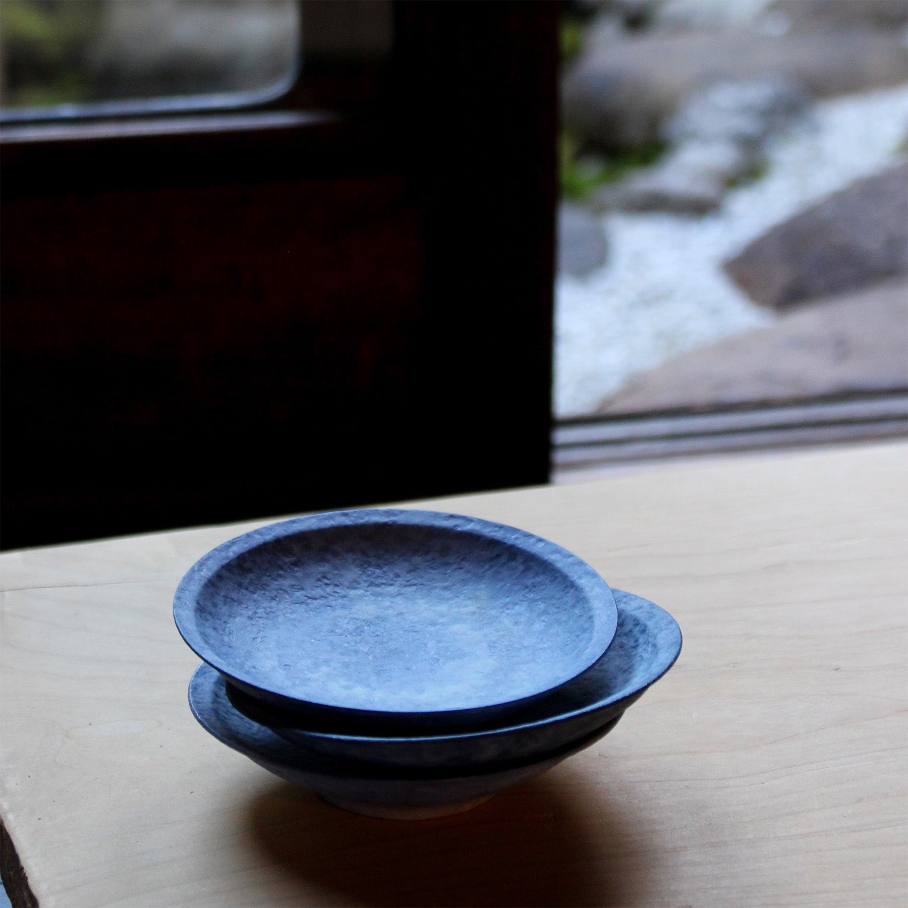 Small Ceramic Cloud Plate by Shu Hirai