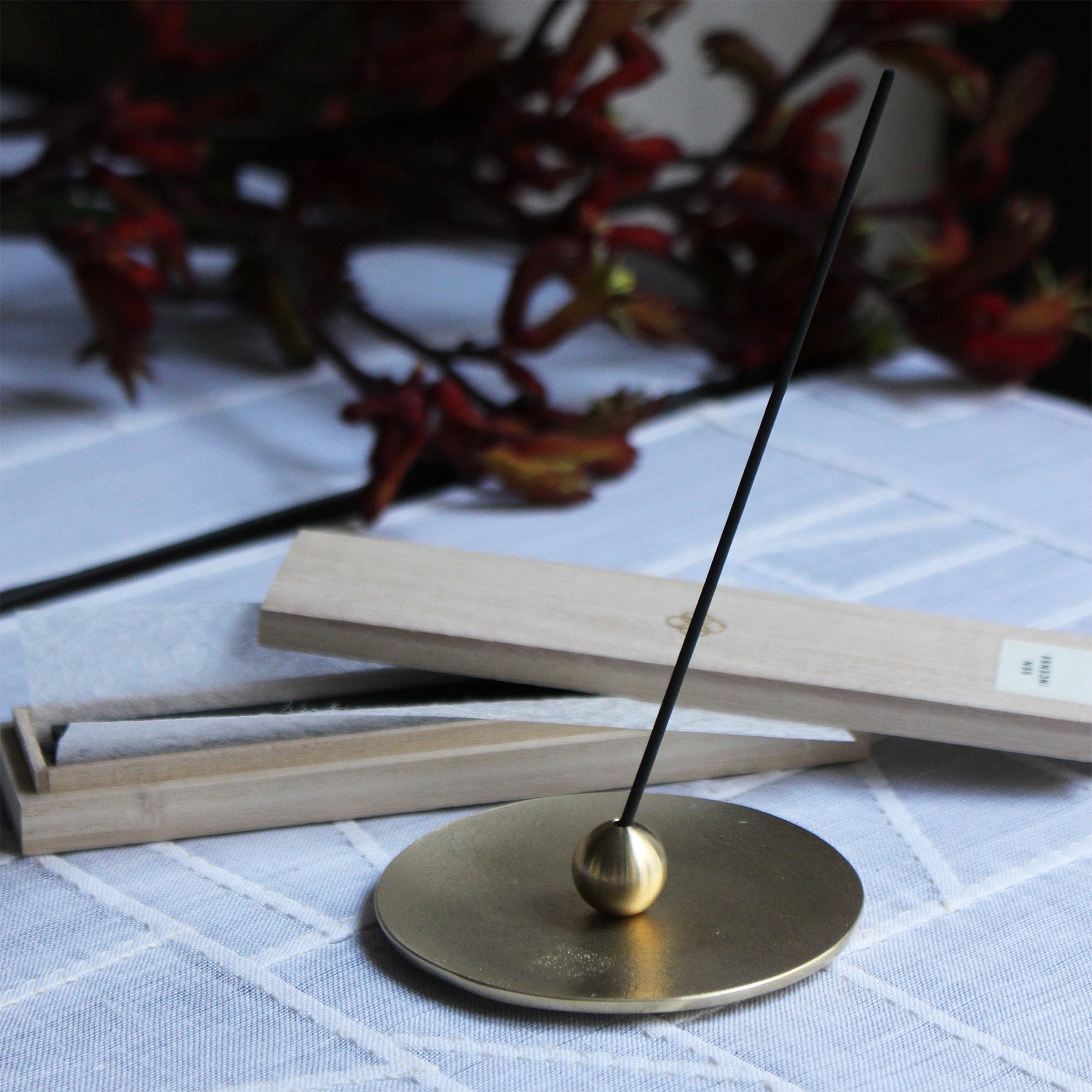 Brass Japanese Incense Holder