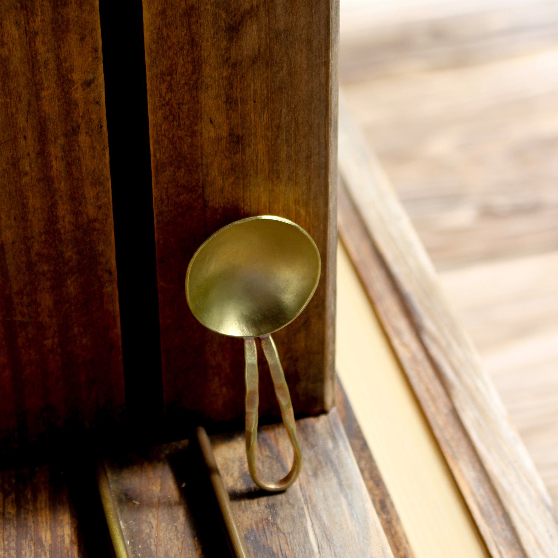 2 Small Brass Spoons by Tanaka Syunsuke